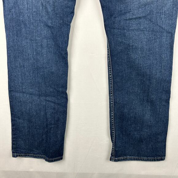 Levi's 527 Slim Boot Cut Blue Denim Jeans Medium Wash Men's Size 34x30 - Picture 3 of 7